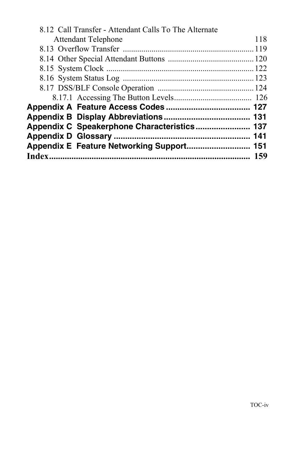 Vertical Communications SCS 8324S User Manual | Page 6 / 174