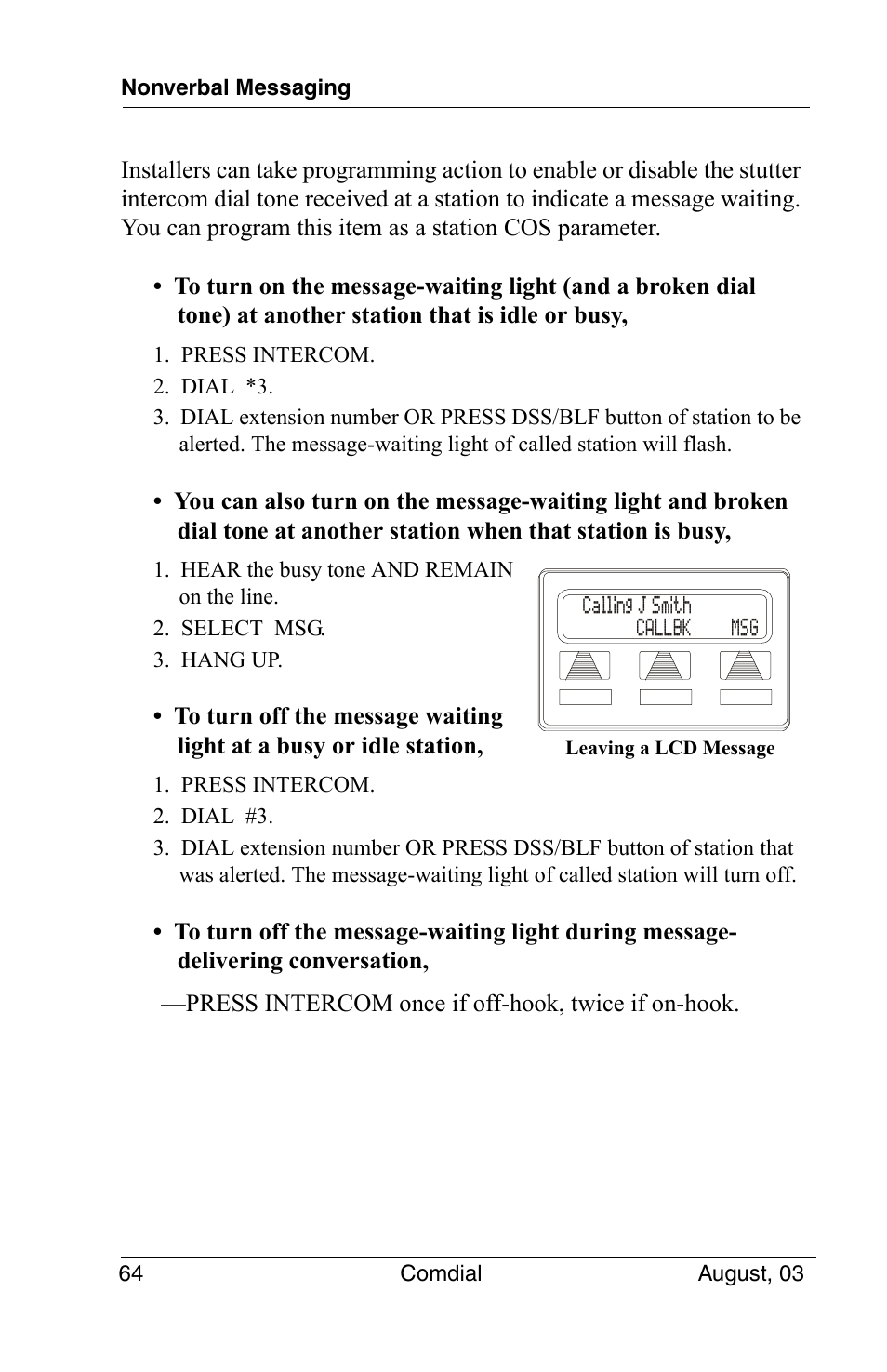 Vertical Communications SCS 8324S User Manual | Page 74 / 174