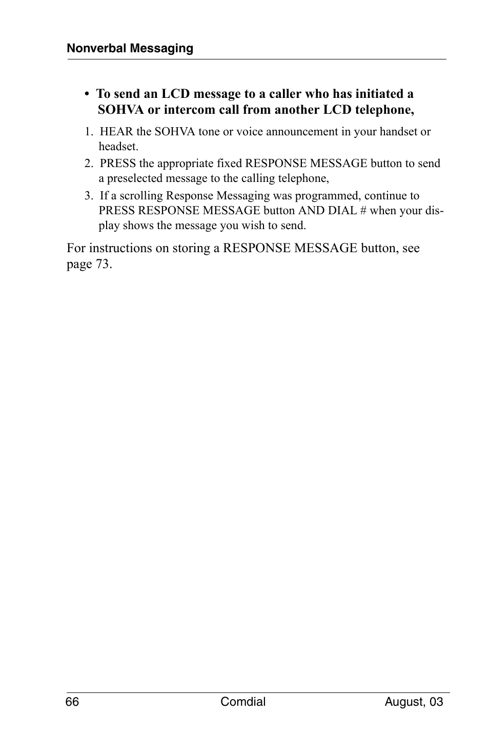 Vertical Communications SCS 8324S User Manual | Page 76 / 174