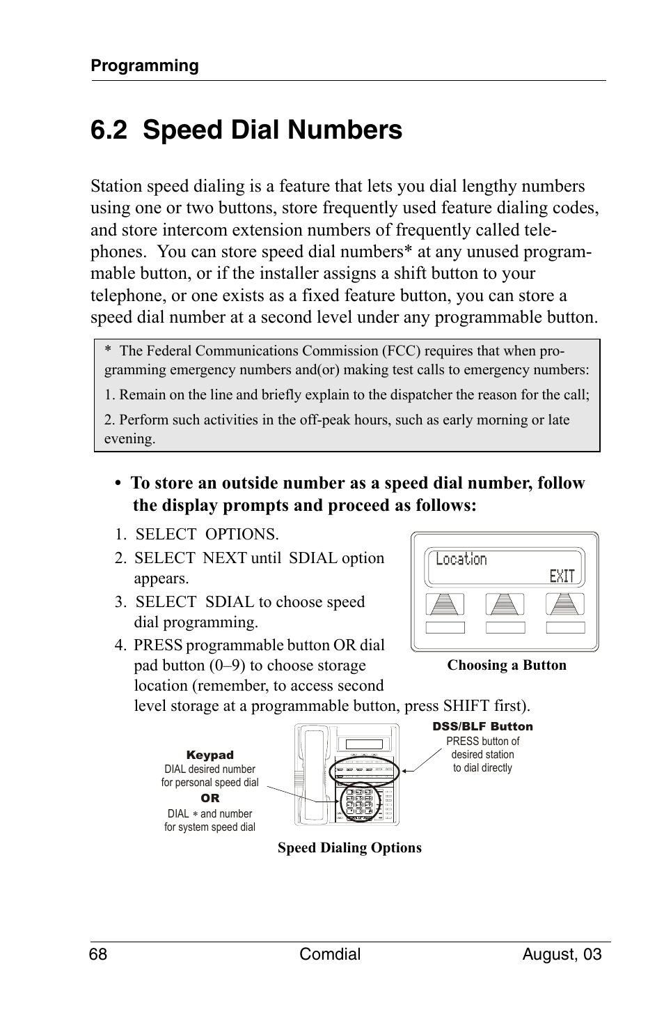2 speed dial numbers | Vertical Communications SCS 8324S User Manual | Page 78 / 174