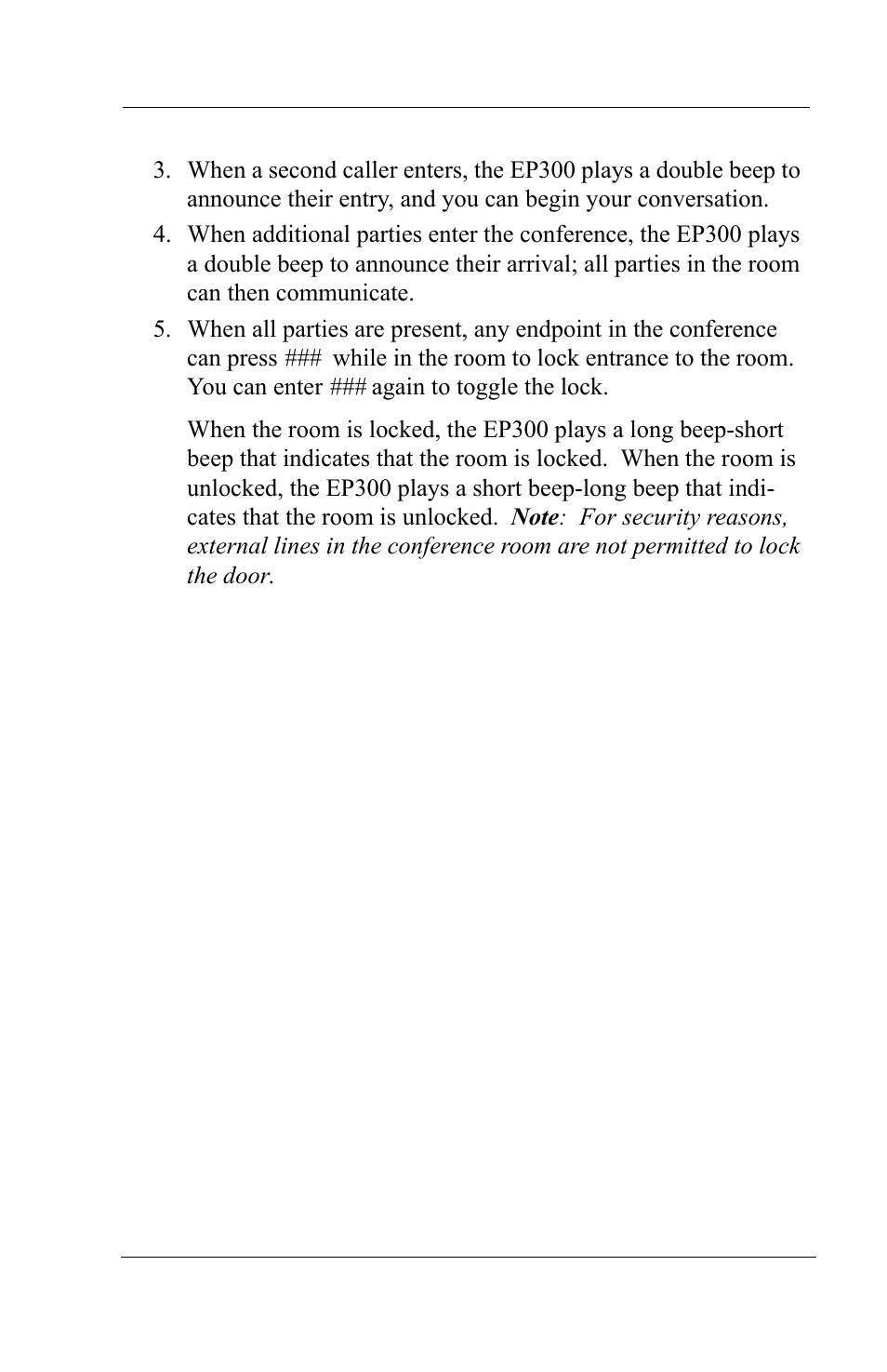 Vertical Communications MP5000 User Manual | Page 30 / 38