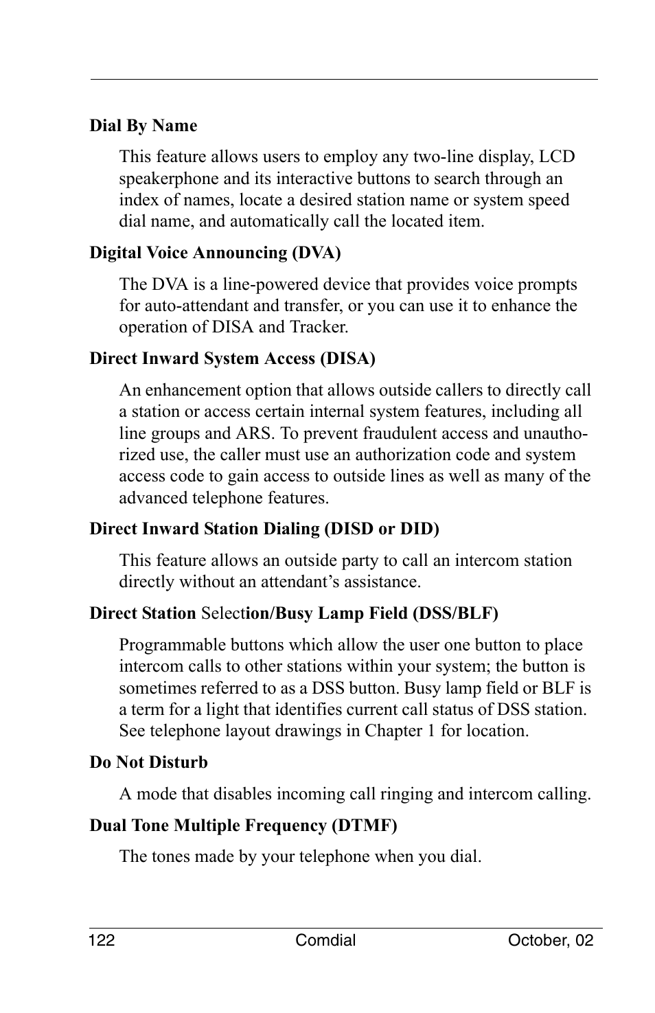 Vertical Communications 8012S User Manual | Page 132 / 162