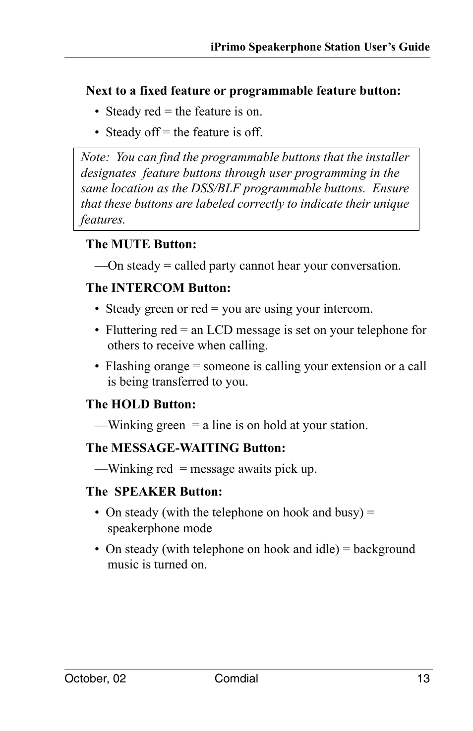 Vertical Communications 8012S User Manual | Page 23 / 162