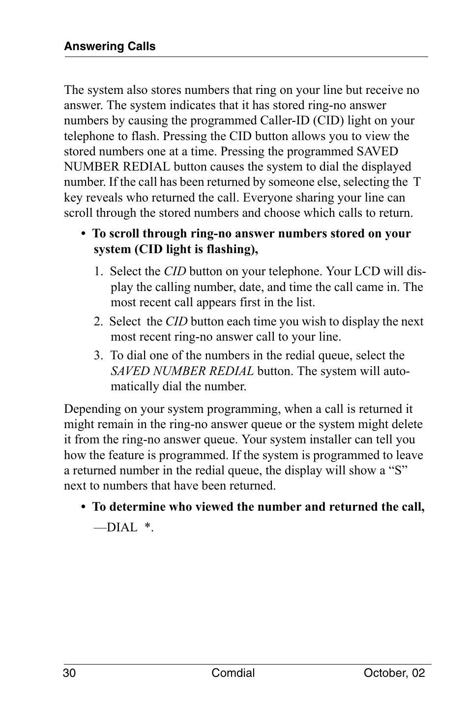 Vertical Communications 8012S User Manual | Page 40 / 162