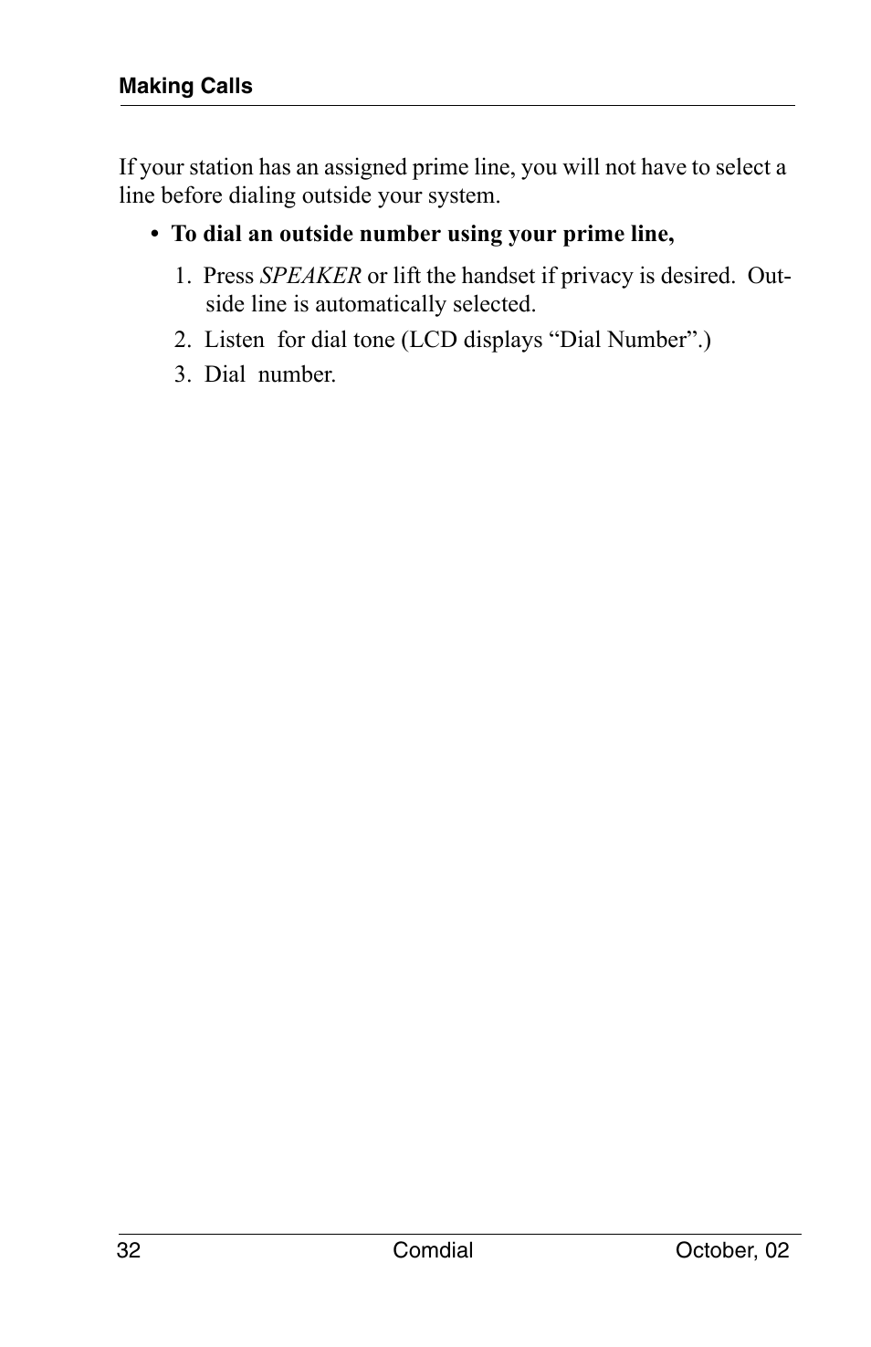 Vertical Communications 8012S User Manual | Page 42 / 162