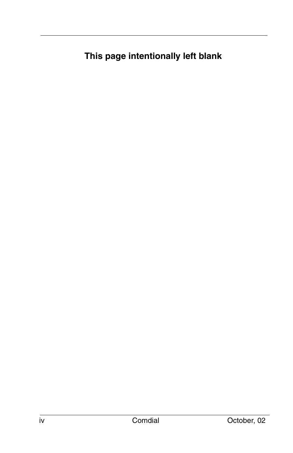 This page intentionally left blank | Vertical Communications 8012S User Manual | Page 6 / 162