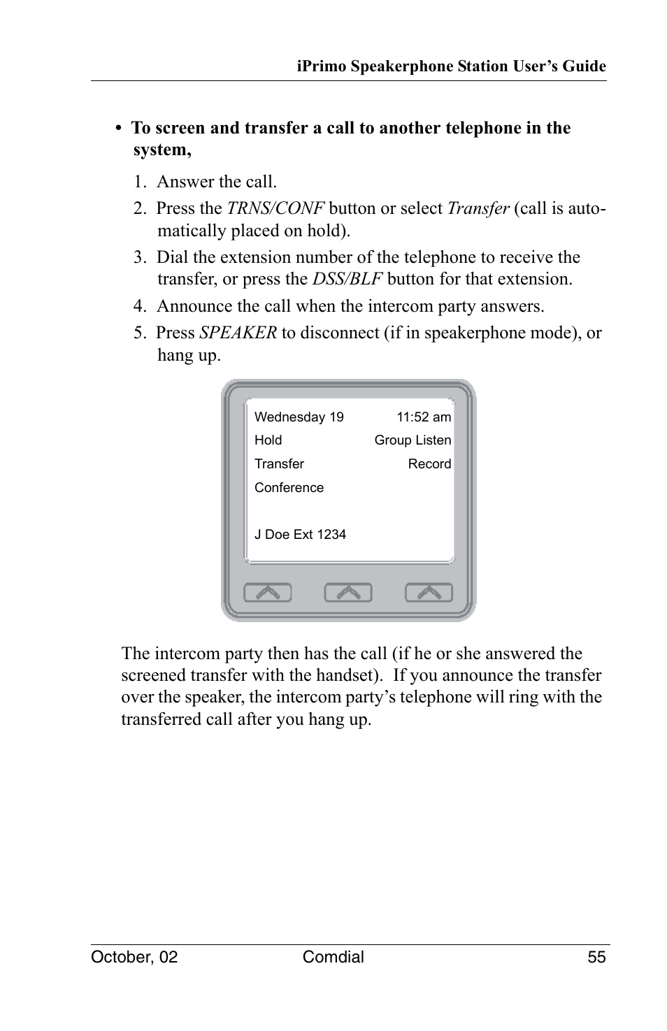 Vertical Communications 8012S User Manual | Page 65 / 162