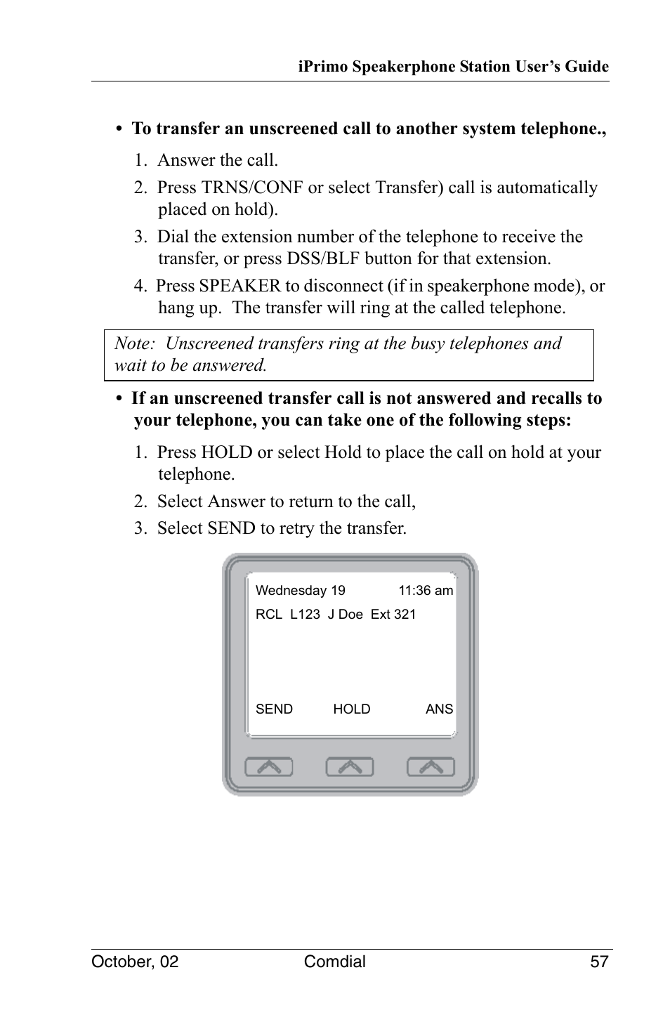 Vertical Communications 8012S User Manual | Page 67 / 162