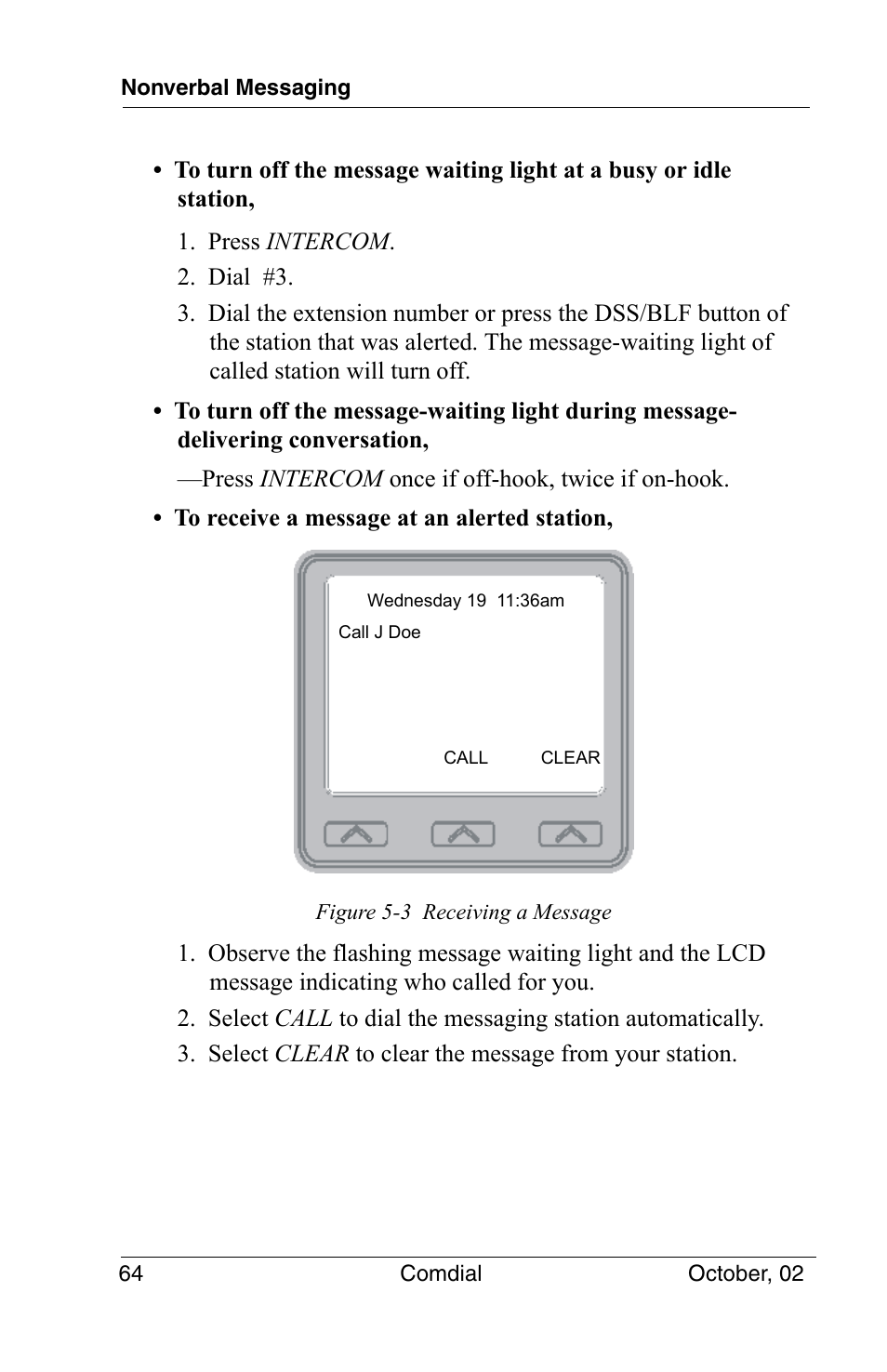 Vertical Communications 8012S User Manual | Page 74 / 162