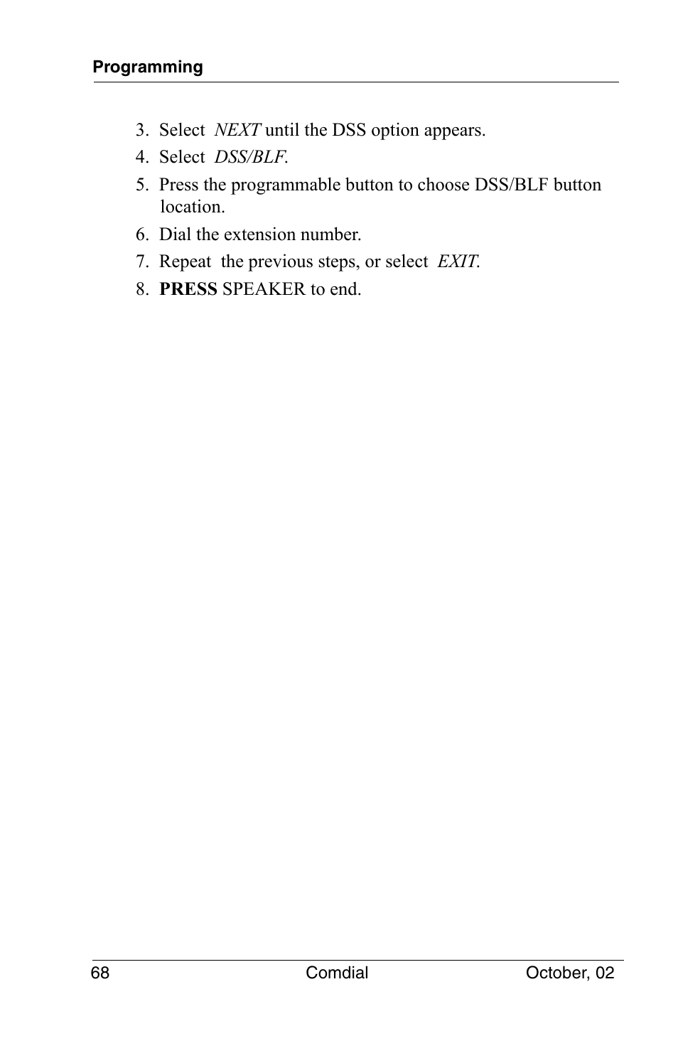 Vertical Communications 8012S User Manual | Page 78 / 162