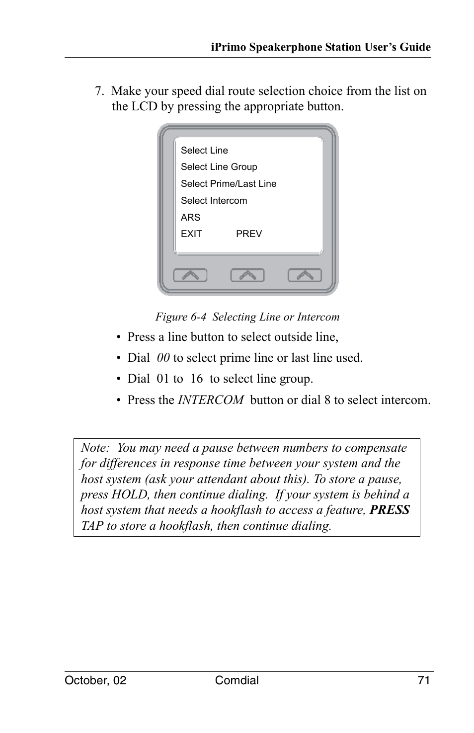 Vertical Communications 8012S User Manual | Page 81 / 162