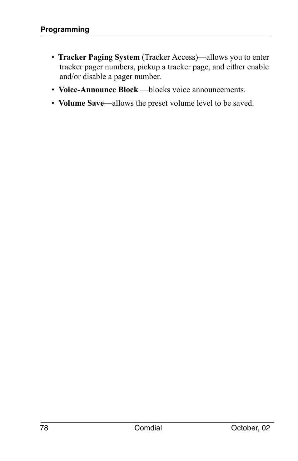 Vertical Communications 8012S User Manual | Page 88 / 162