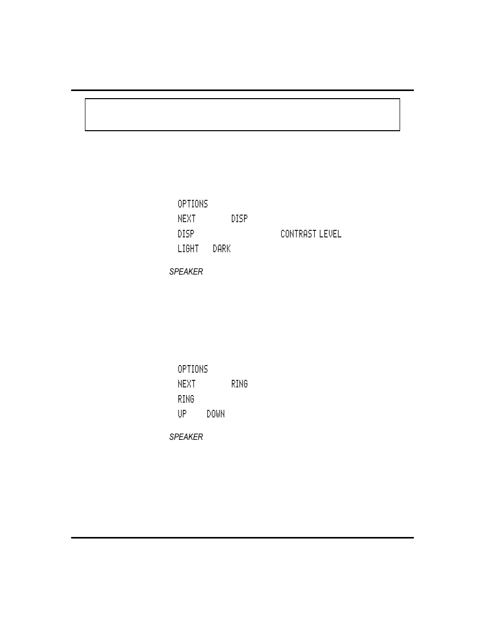 Personal ringing tone, 3, Selecting a personal tone, 3, Setting display contrast | Setting a personal ringing tone | Vertical Communications 8024S User Manual | Page 11 / 106