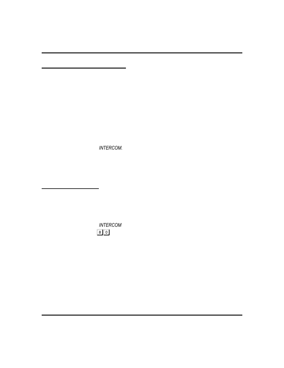 Answering intercom calls 14, Intercom calls, 14, Night trans ferred calls, 14 | Answering calls at night, 14, Line access from any station, 14, Night transfer of ringing, 14, Answering intercom calls | Vertical Communications 8024S User Manual | Page 22 / 106