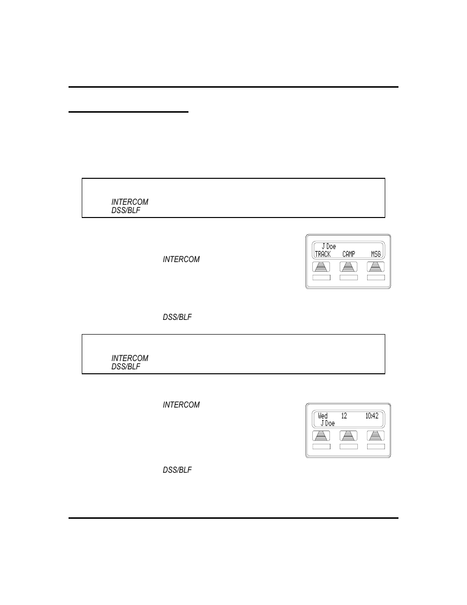 Making intercom calls 24, Dialing intercom numbers (tone-first), 24, Dialing intercom numbers (voice-first), 24 | Making intercom calls | Vertical Communications 8024S User Manual | Page 32 / 106