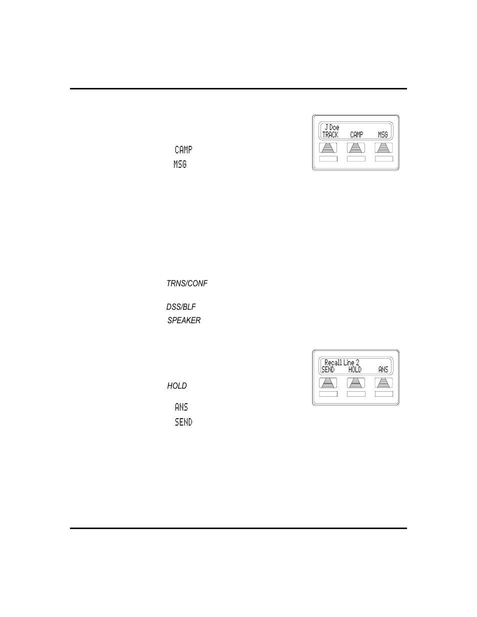 Unscreened transfers, 33, Unscreened call transfers | Vertical Communications 8024S User Manual | Page 41 / 106