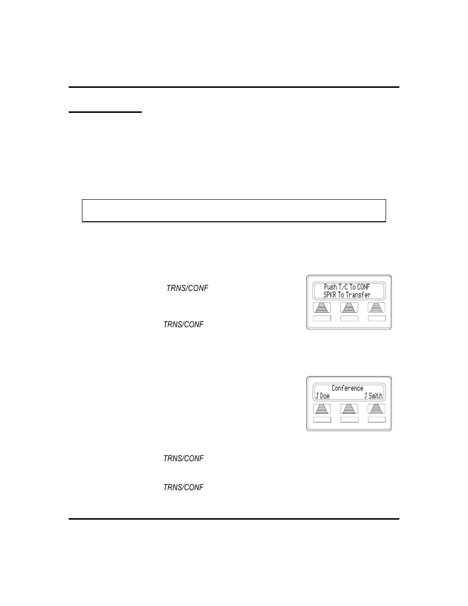 Conferencing 34, Creating, 34, Conferencing | Creating a conference call | Vertical Communications 8024S User Manual | Page 42 / 106