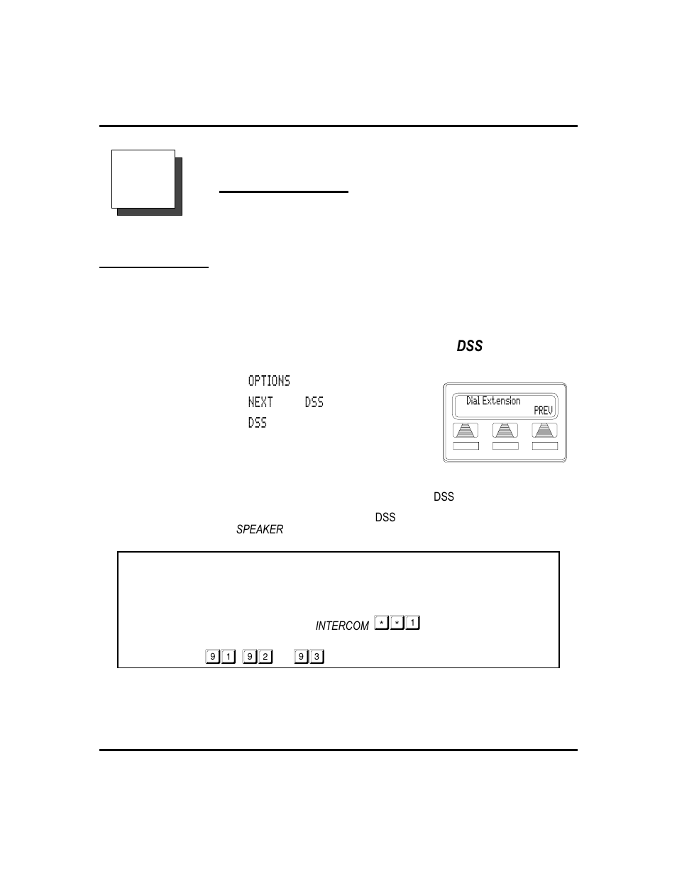 6 programming 45, Dss numbers 45, Program ming, 45 | Programming, Dss numbers | Vertical Communications 8024S User Manual | Page 53 / 106