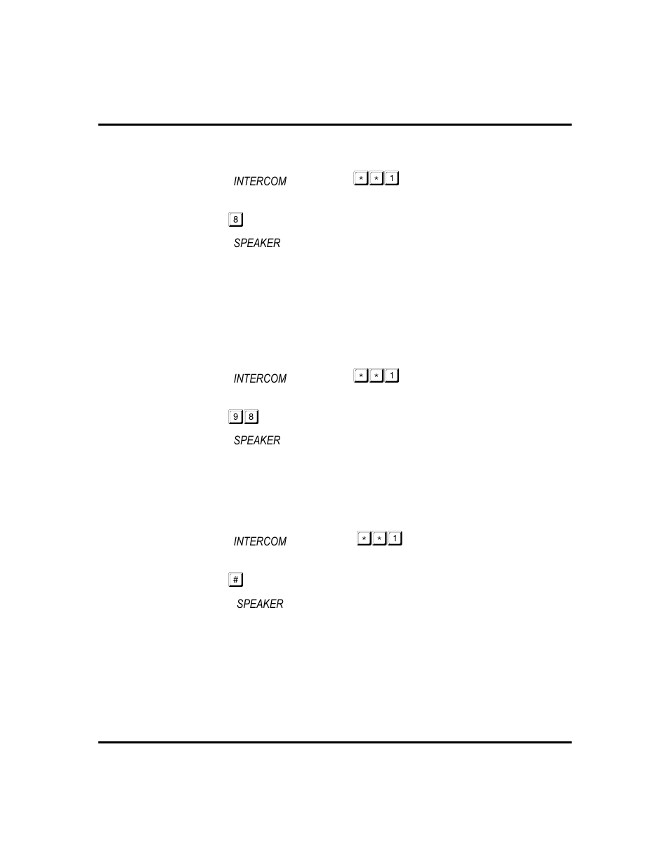 Automatic redial , 53, Function, 53, Program ming a button, 53 | Automatic, 53, Group listening button, Automatic redial button | Vertical Communications 8024S User Manual | Page 61 / 106
