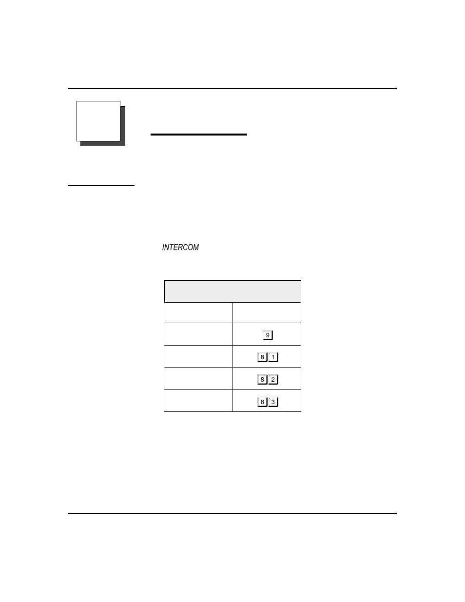 7 other features 55, Line groups 55, Selecting a line, 55 | Code numbers, 55, Selecting, 55, Other features, Line groups | Vertical Communications 8024S User Manual | Page 63 / 106