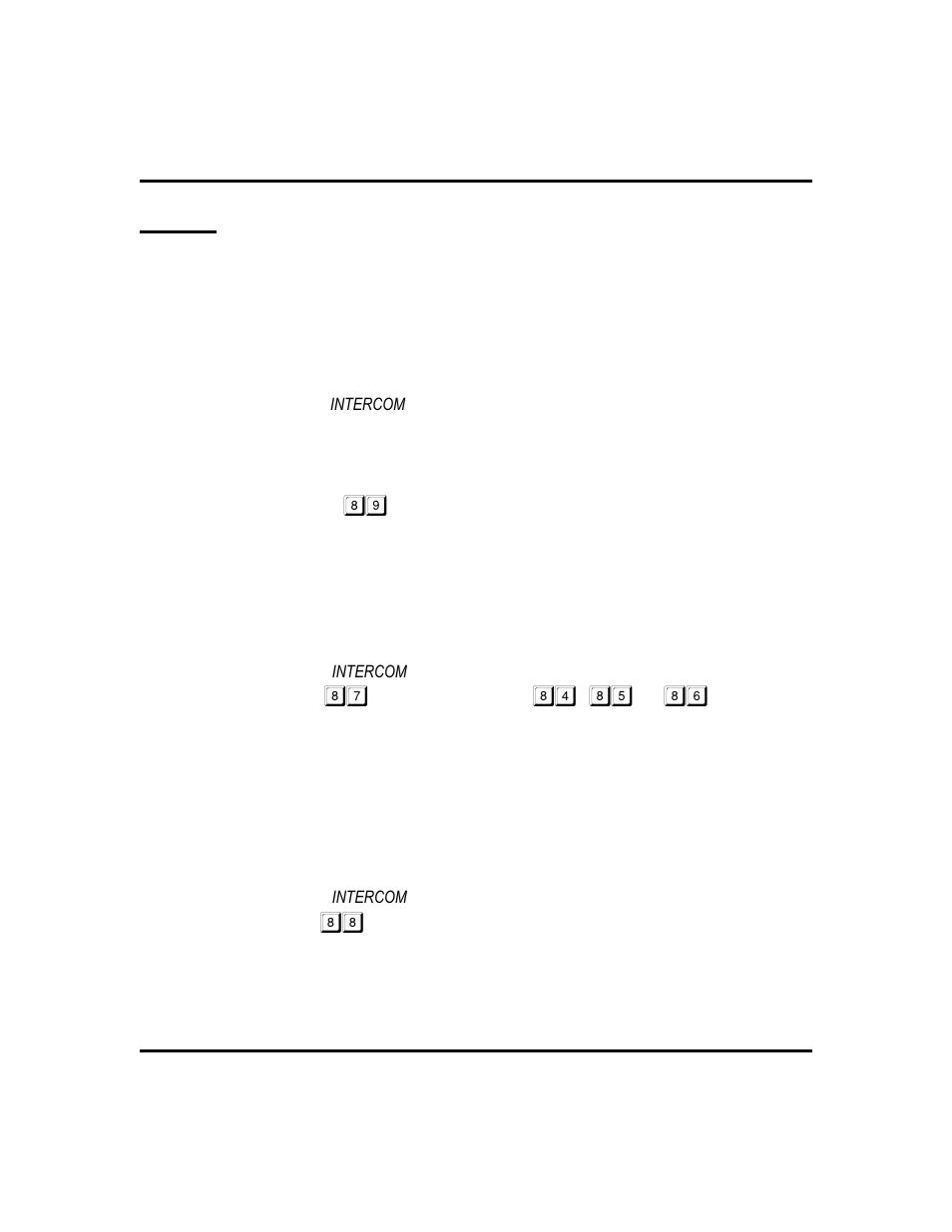 Paging 68, All-call paging, 68, All-call, 68 | Sending, 68, Zone codes, 68, Zone paging, 68, Paging | Vertical Communications 8024S User Manual | Page 76 / 106