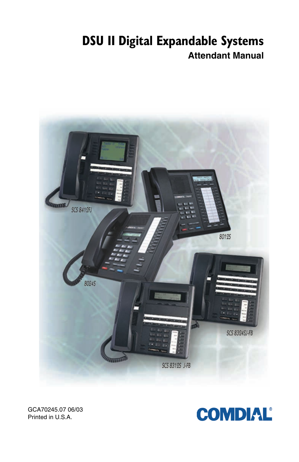 Vertical Communications SCS 8324F User Manual | 146 pages