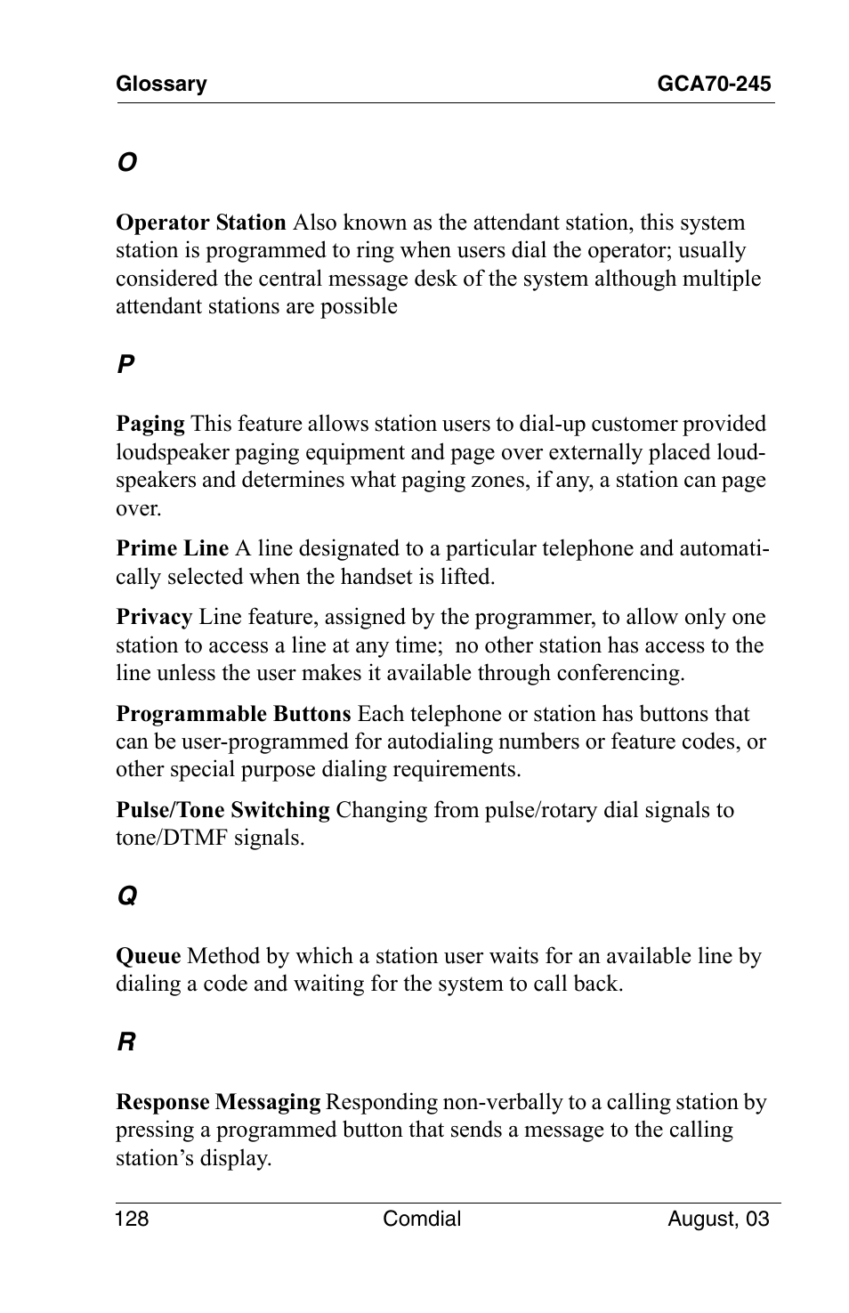 Vertical Communications SCS 8324F User Manual | Page 138 / 146