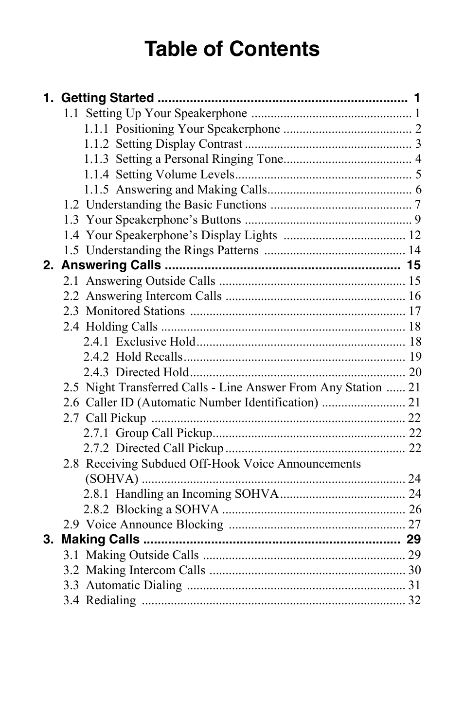 Vertical Communications SCS 8324F User Manual | Page 3 / 146