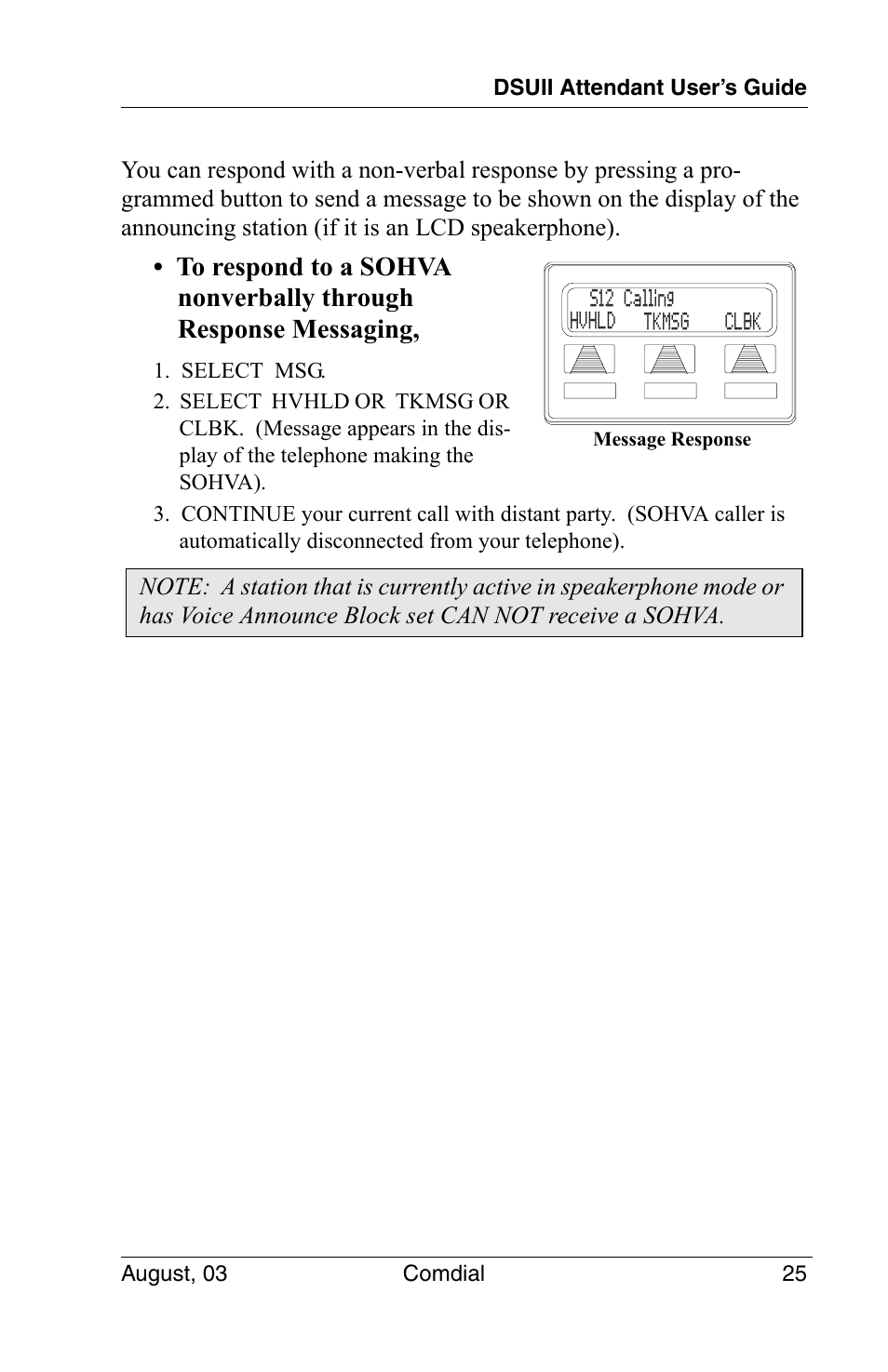 Vertical Communications SCS 8324F User Manual | Page 35 / 146
