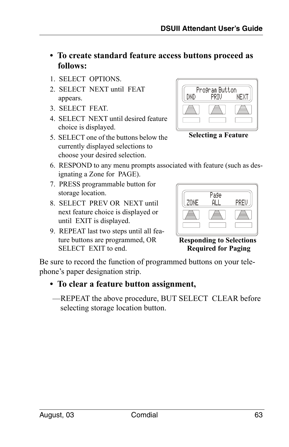Vertical Communications SCS 8324F User Manual | Page 73 / 146