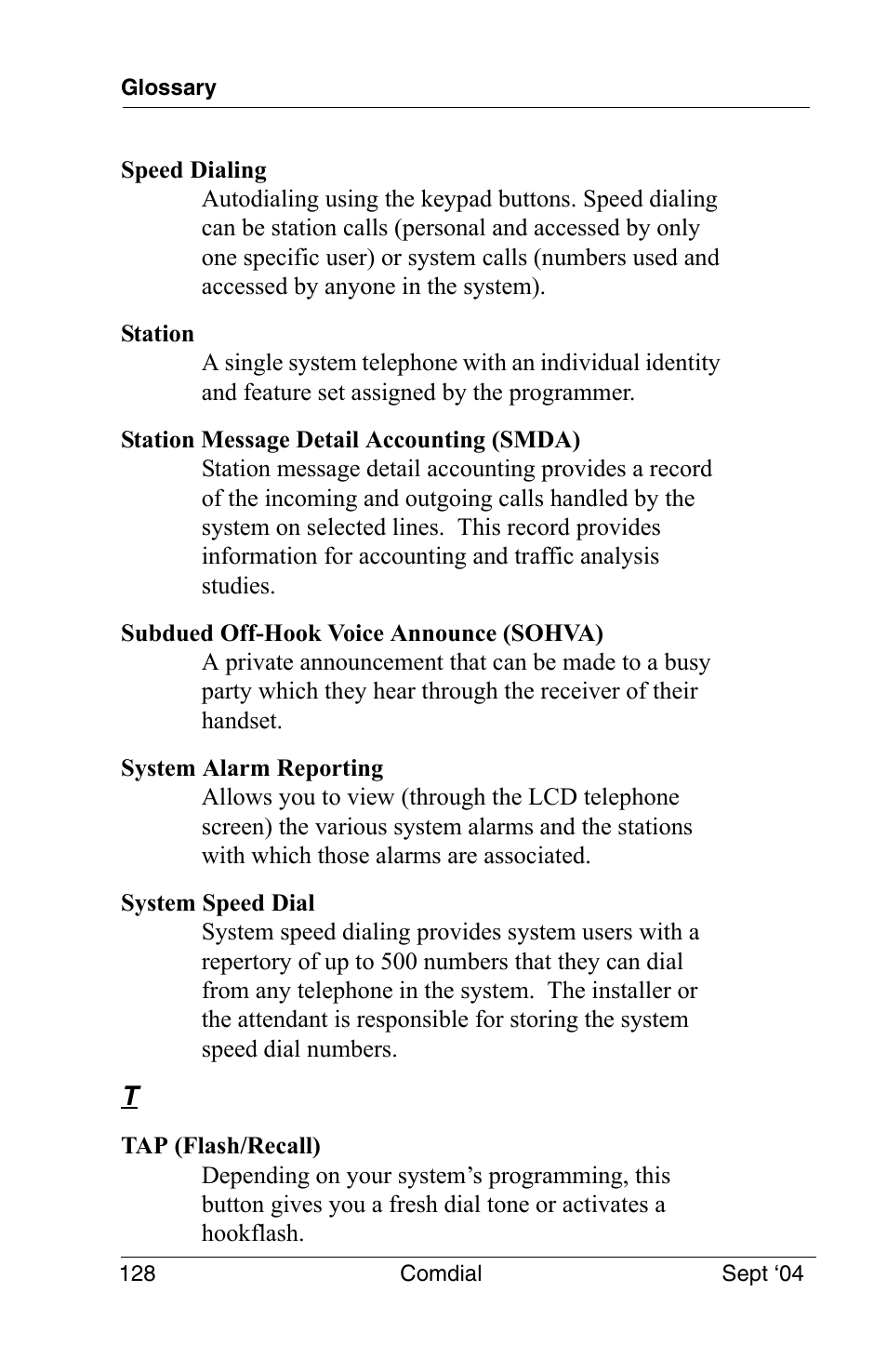 Vertical Communications EP100 User Manual | Page 126 / 132