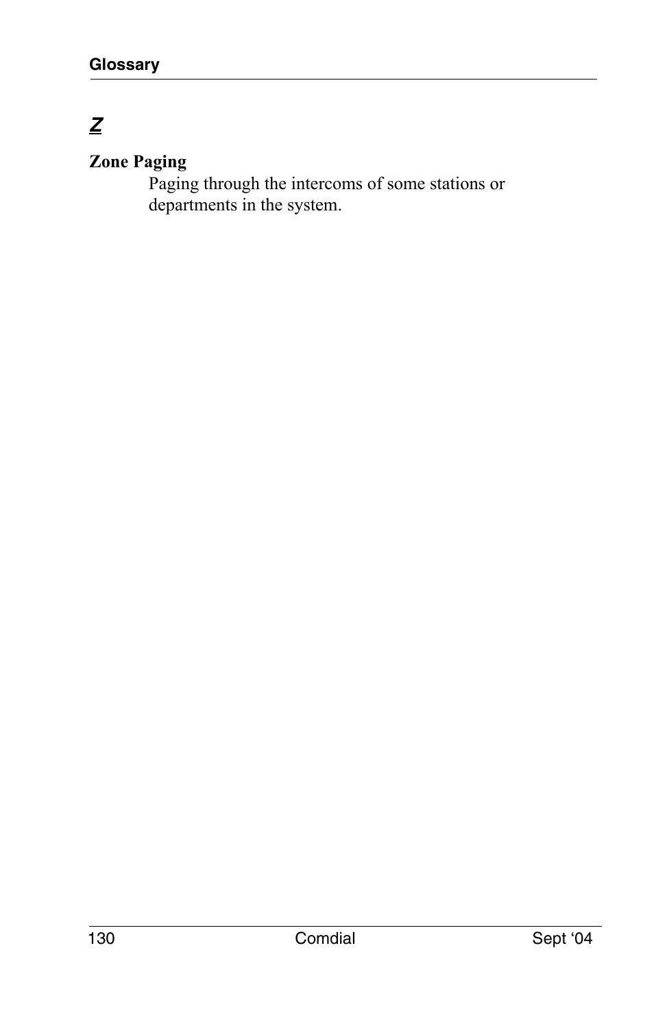 Vertical Communications EP100 User Manual | Page 128 / 132