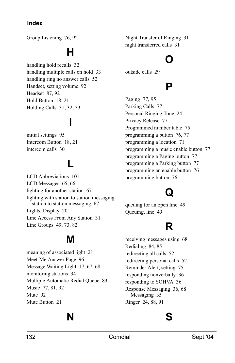 Vertical Communications EP100 User Manual | Page 130 / 132