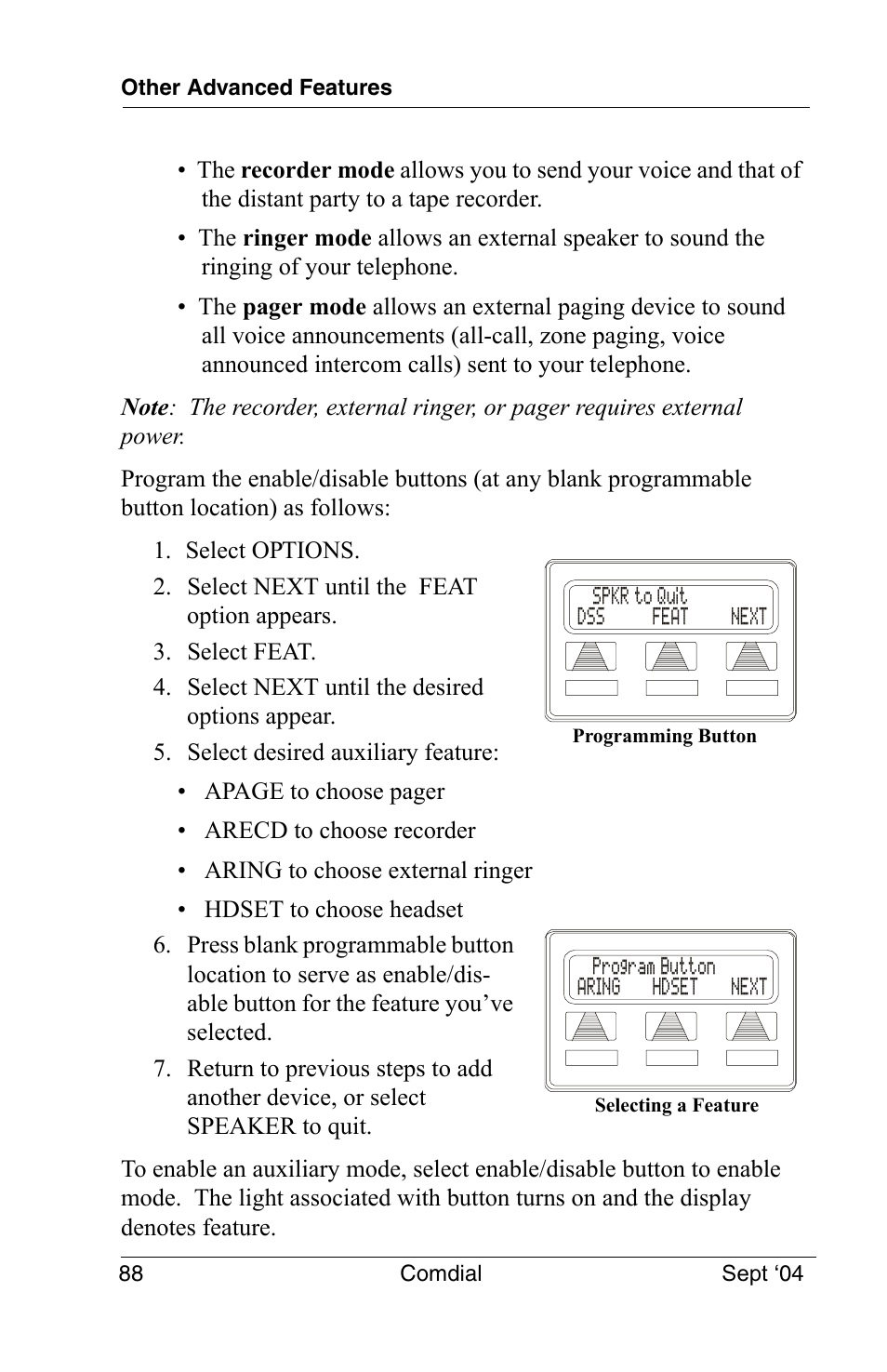 Vertical Communications EP100 User Manual | Page 86 / 132