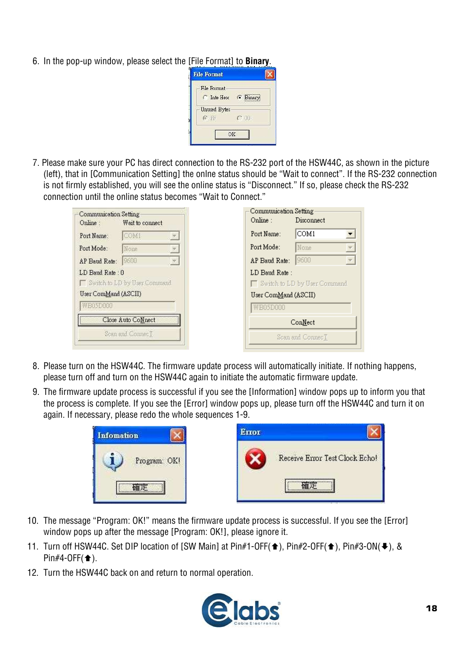 Cable Electronics HSW44C User Manual | Page 19 / 21