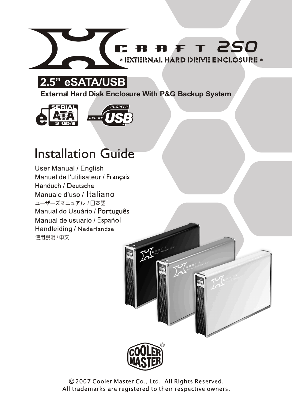 Cooler Master XCraft 250 User Manual | 54 pages