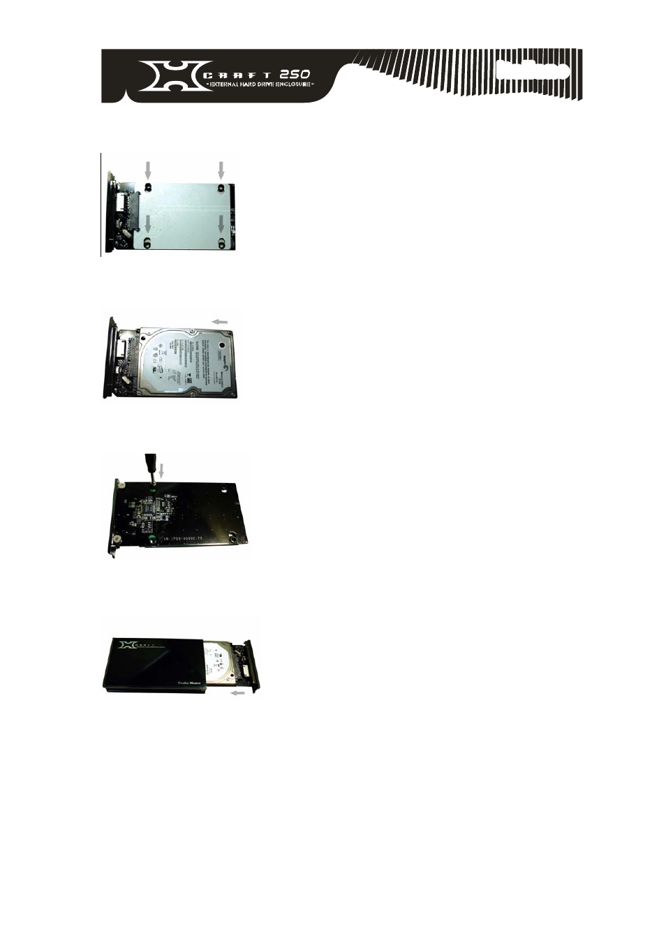 Ltaliano | Cooler Master XCraft 250 User Manual | Page 22 / 54
