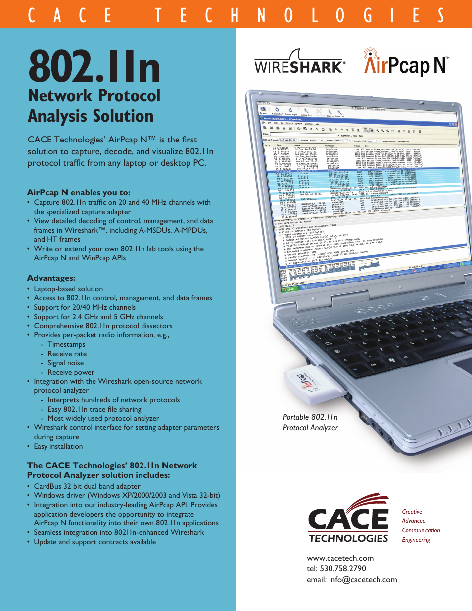 Cace Technologies AirPcap N User Manual | 2 pages