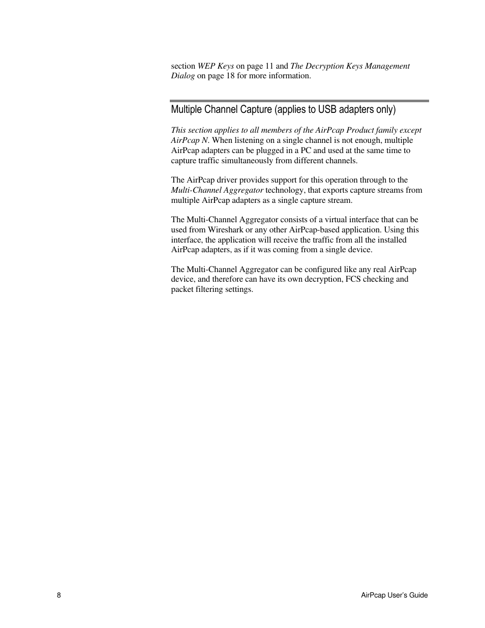 Cace Technologies AirPcap Wireless Capture Adapters User Manual | Page 10 / 25