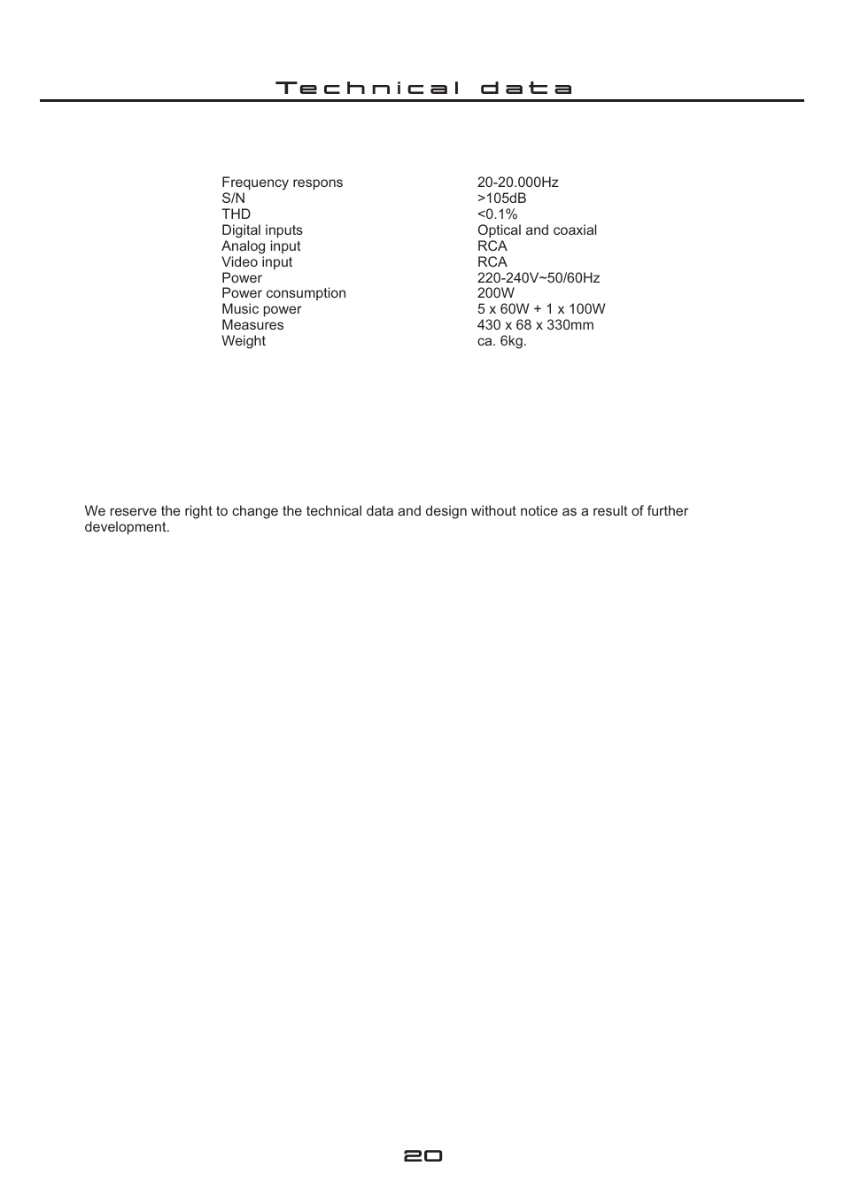 Cilo C-102 User Manual | Page 20 / 22