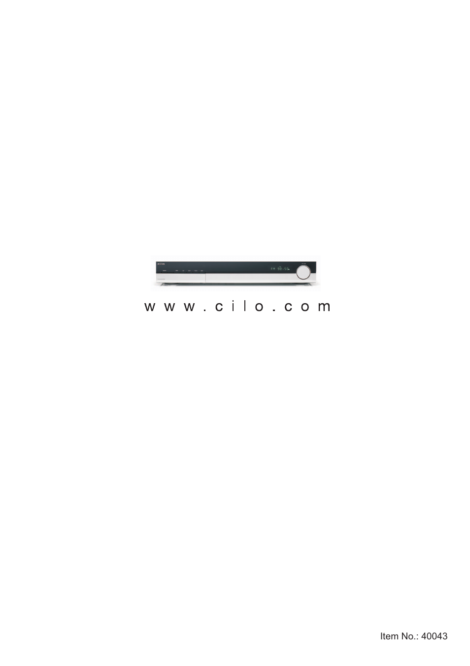 Cilo C-102 User Manual | Page 22 / 22