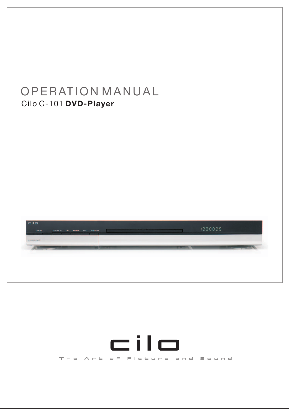 Cilo C-101 User Manual | 28 pages