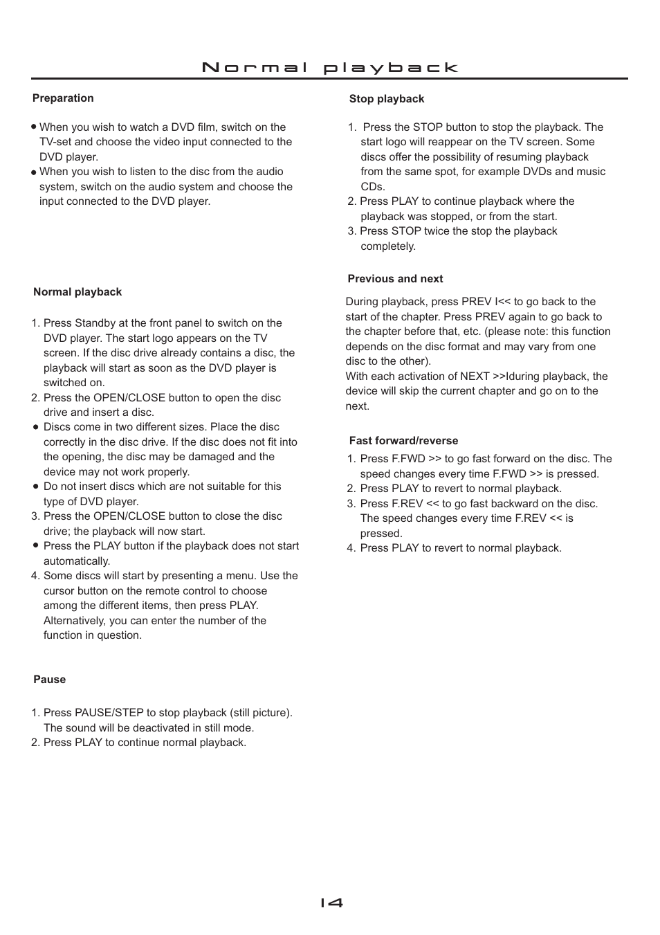 Cilo C-101 User Manual | Page 14 / 28