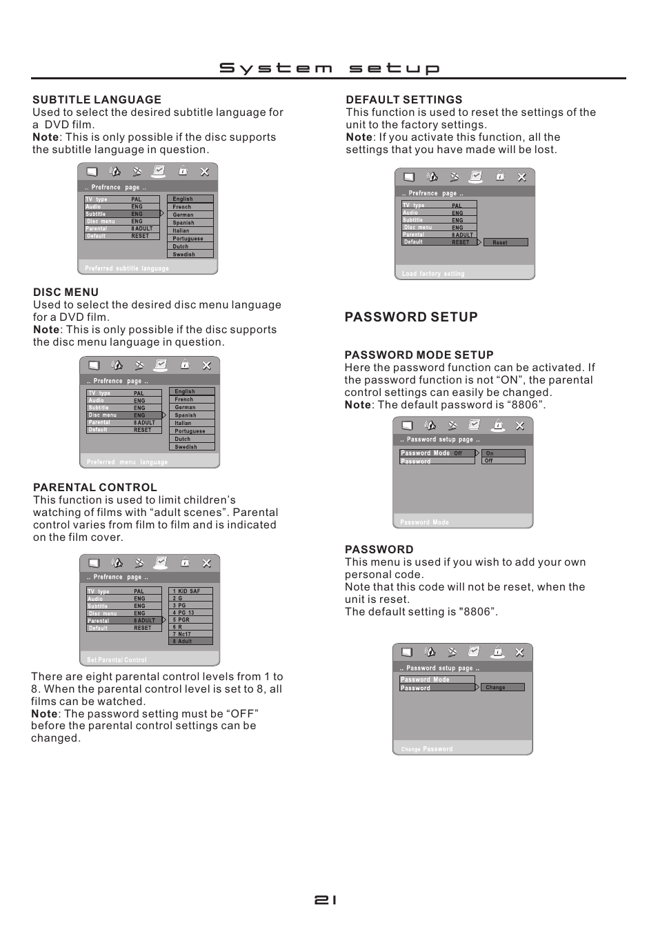 Cilo C-101 User Manual | Page 21 / 28