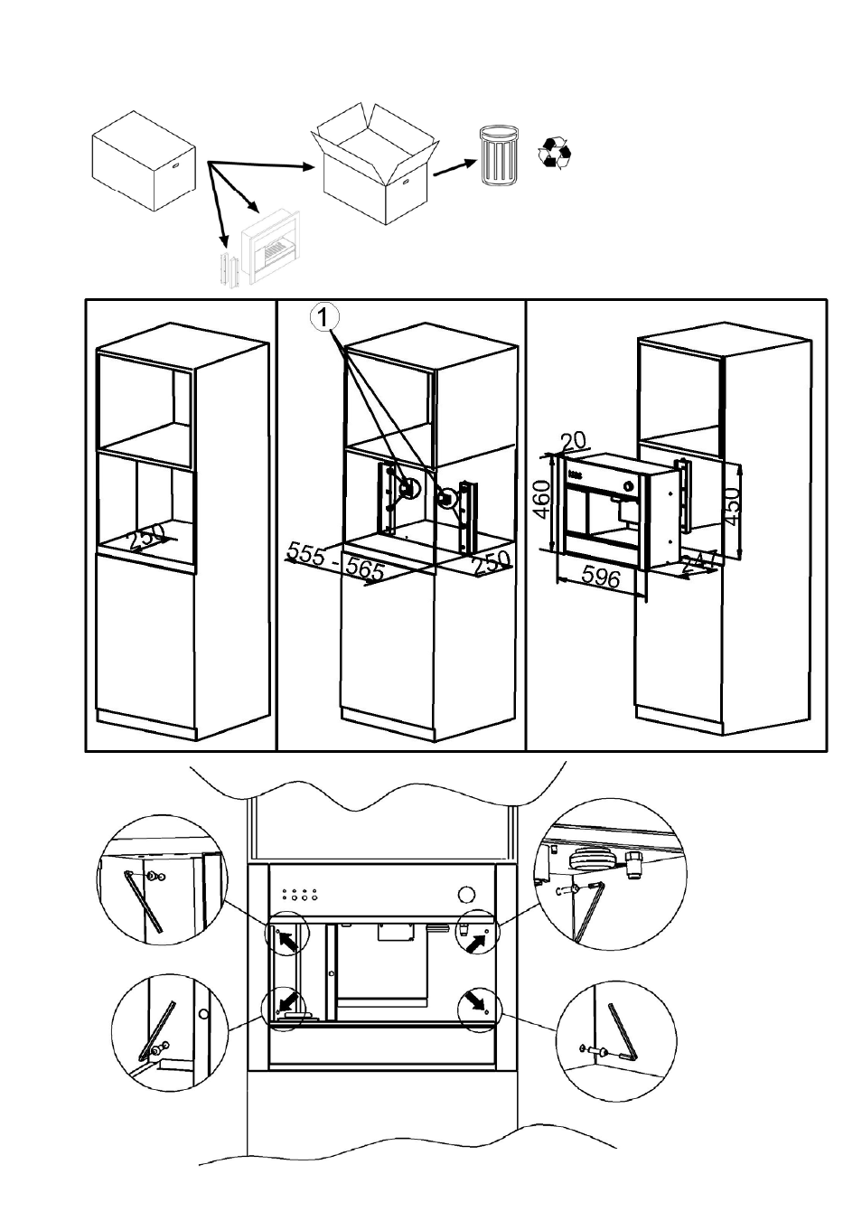 Fig. c, Fig. d | Candy BMC 60 X User Manual | Page 3 / 40