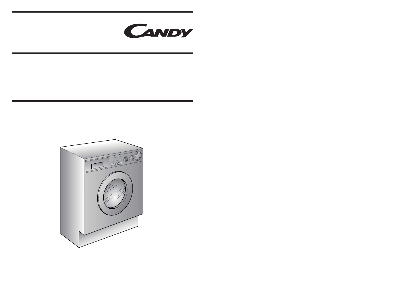 Candy CWB 110 User Manual | 17 pages