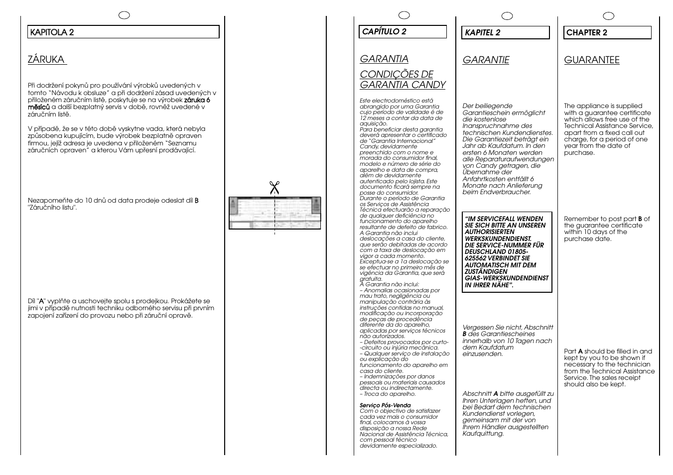 Candy CB 63 TR User Manual | Page 5 / 33
