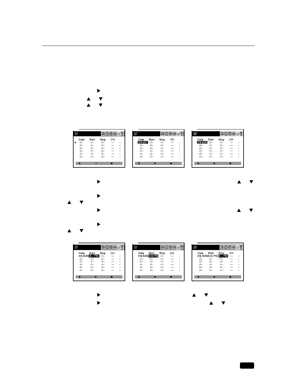 Setting the program recording | Curtis Mathes CMC 19101 User Manual | Page 41 / 52