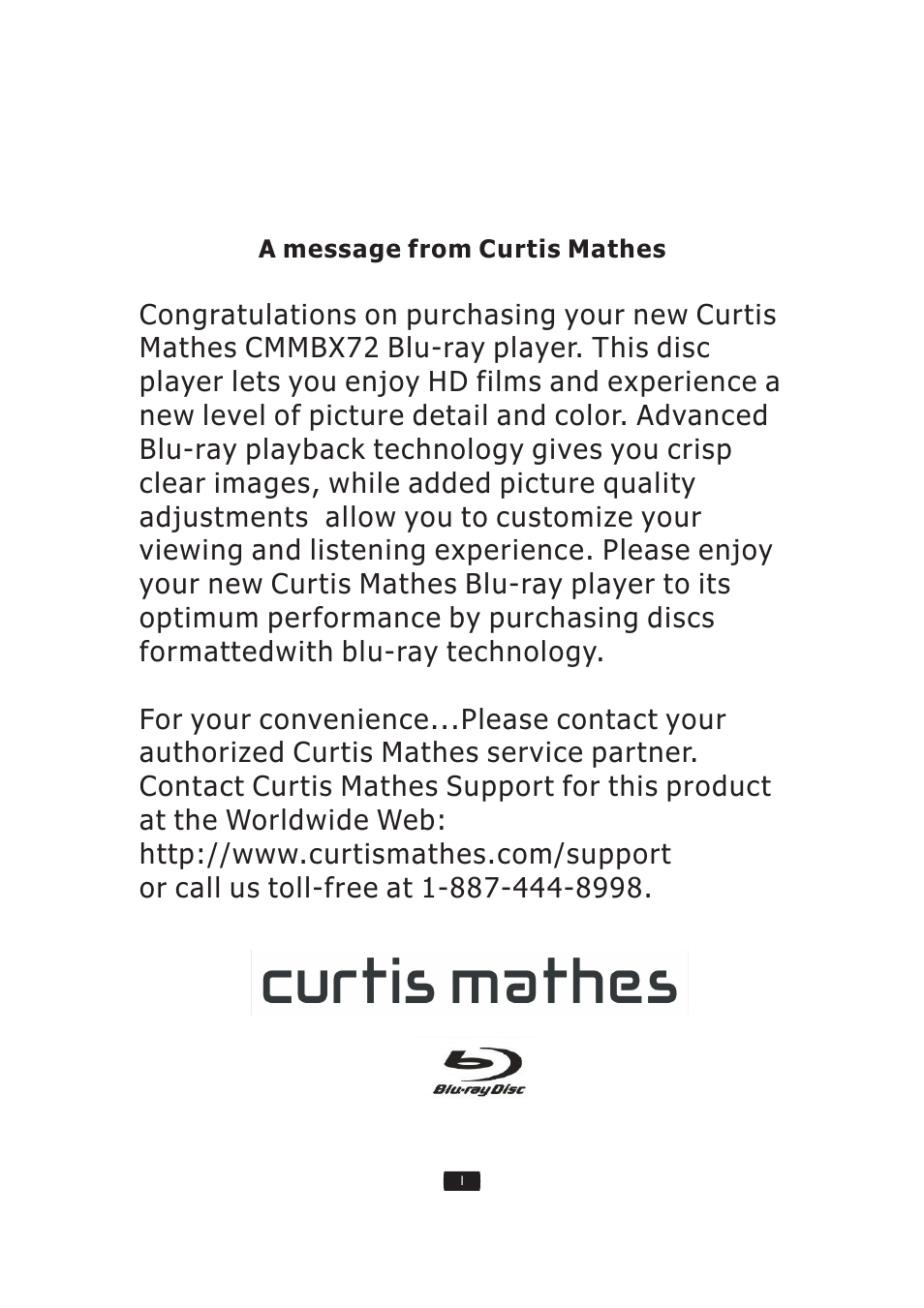 Curtis Mathes BLU-RAY DISC CMMBX72 User Manual | Page 2 / 56