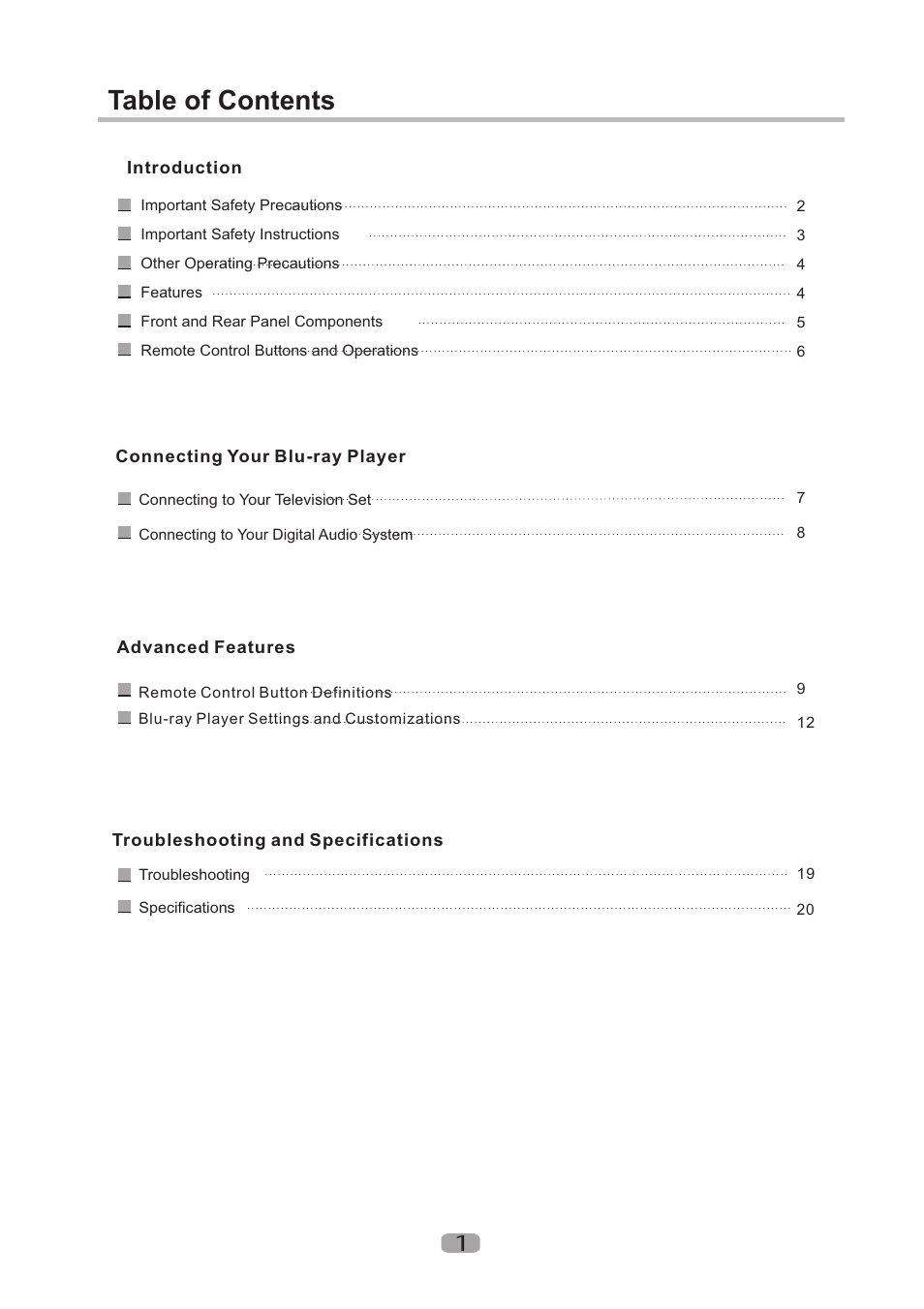 Curtis Mathes CMMBX130 User Manual | Page 3 / 23